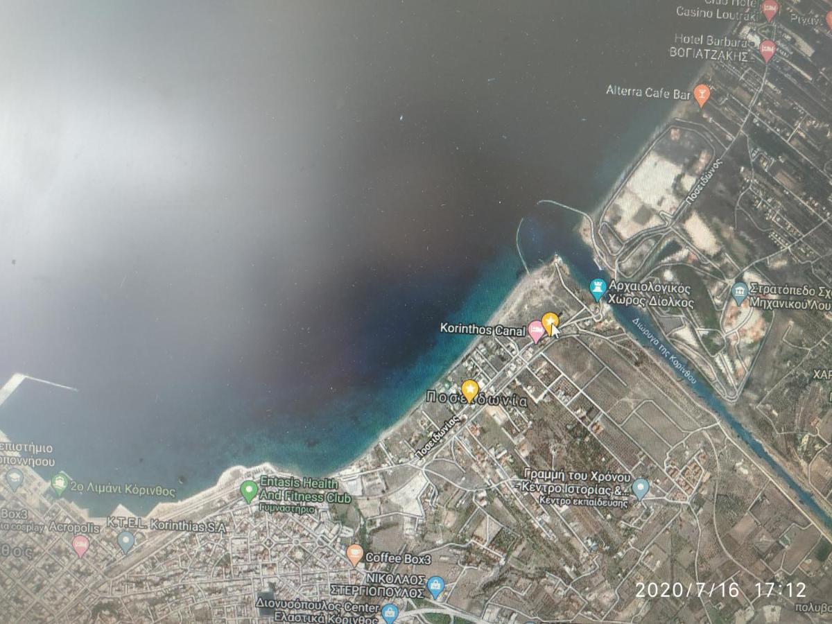 Studio Poseidonia Apartment 75Sqm Corinth Canal Ngoại thất bức ảnh