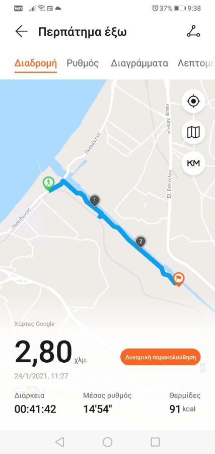 Studio Poseidonia Apartment 75Sqm Corinth Canal Ngoại thất bức ảnh